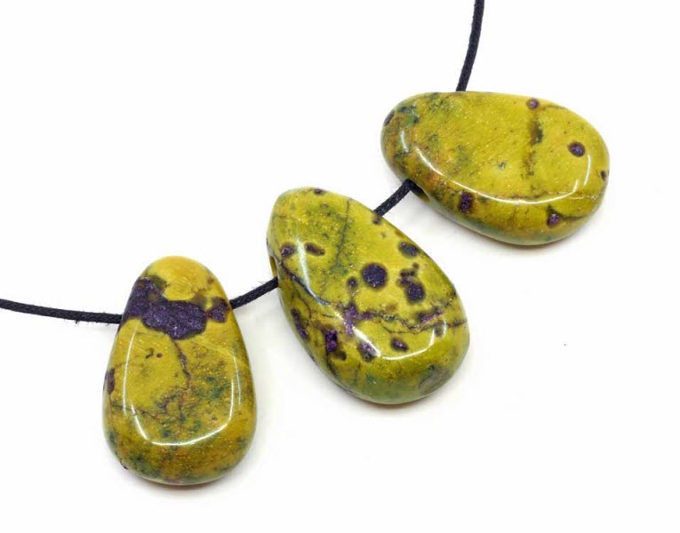 Heilsteinanh nger serpentin mit stichtit