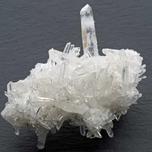 Diamond-Waterstick Magnesit Bergkristall Bernstein 25cm Edelstein-Heilstein 