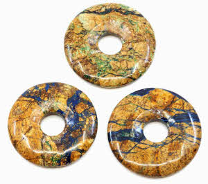 Bergkristall 1 Donut ca.40 mm``Mineralien Stein Schmuck Deko Fossilien Schön 